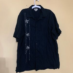 haggar men’s silk shirt size large
